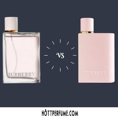 burberry her perfume vs elixir